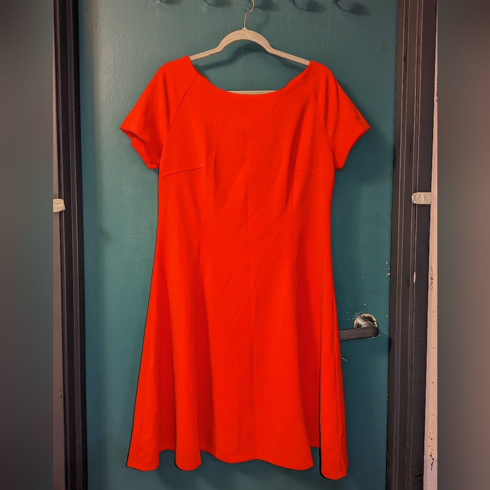 Red square neck Tommy hilfilger dress